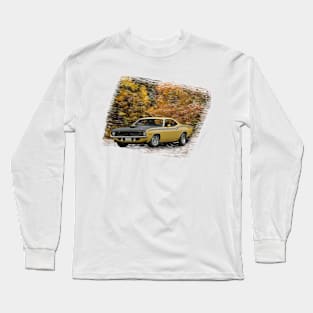 1970 AAR Cuda in our fall day series on front and back Long Sleeve T-Shirt